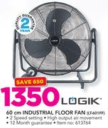 Logik 60cm Industrial Floor Fan LT-601FF