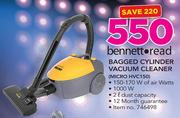Bennett Read Bagged Cylinder Vaccum Cleaner Micro HVC150