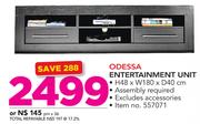 Odessa Entertainment Unit 48x180x40cm Excluding Accessories