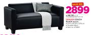 Denver Couch Black 79x139x78cm