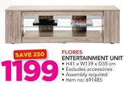 Flores Entertainment Unit 41x139x35cm Excluding Accessories