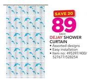 Dejay Shower Curtain In Assorted Designs-Each