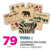Waltex Assorted Welcome Doormats-Each