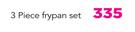Mainstays 3 Piece Non Stick Fry Pan Set-Per Set