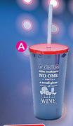 Slogan Sippy Plastic Cup Assorted Colours