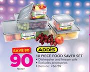 Addis 10 Piece Food Saver Set-Per Set