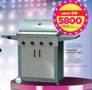 Cadac 4 Burner Supreme BBQ Includes Hose And Bullnose Regulator