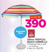 Out & About 200cm Tropical Beach Umbrella