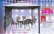 Out & About 3 x 3m Patio Gazebo