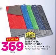 Campmaster Sleepover Sleeping Bag-Each