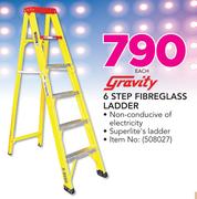 Gravity 6 Step Fibreglass Ladder