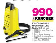 Karcher K1-100 Bar High Pressure Cleaner 