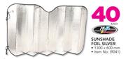 Moto Quip Sunshade Foil Silver-1300 x 600mm Each