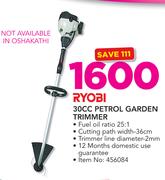 Ryobi 30cc Petrol Garden Trimmer