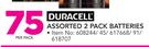 Duracell Assorted 2 Pack Batteries-Per Pack