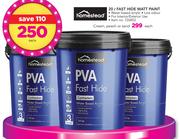Homestead Fast Hide Matt Paint-20Ltr Each