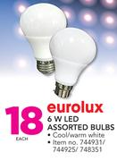 Eurolux 6W LED Assorted Bulbs-Each