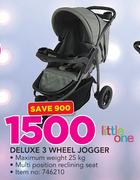 Little One Deluxe 3 Wheel Jogger