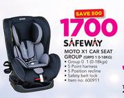 Safeway Moto X1 Car Seat Group GRPO 1.0-18KG