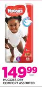 Huggies Dry Comfort Assorted-Each