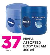 Nivea Body Cream Assorted-400ml Each