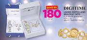 Digitime Ladies Watch & Bracelet Sets-Per Set