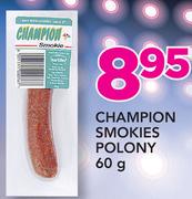 Champion Smokies Polony-60g