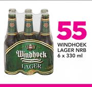 Windhoek Lager NRB-6 x 330ml