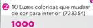 Santa's Trading 10 Luzes Coloridas Que Mudam de cor Para Interior