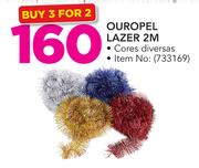 Santa's Trading Ouropel Lazer 2M
