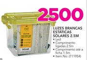 Santa's Trading Luzes Brancas Estaticas Solares 2.5m