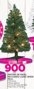 Santa's Trading Árvore De Natal Incluindo Luzes Verde 90cm- Cada