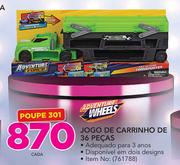 Adventure Wheels Jogo De Carrinho De 36 Pecas-cada