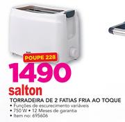 Salton Torradeira De 2 Fatias Fria ao Toque