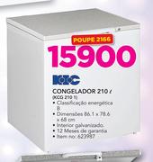 KIC Congelador 210ltr KCG 210 1