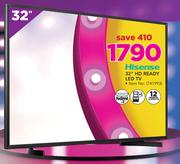 Hisense 32" HD Ready LED TV