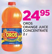 Oros Orange Juice Concentrate-2Ltr