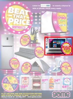 Game Botswana : Beat that Price (14 Dec - 24 Dec 2017), page 1