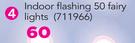Indoor Flashing 50 Fairy Lights