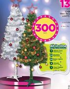 All-In-One Pine Tree & Decorations-Each
