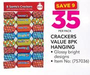 Crackers Value 8pk Hanging-Per Pack