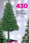 210Cm Green Christmas Tree Canadian-Each