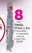 Santa's Trading Tinsel 37mmx 2m