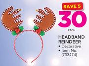 Headband Reindeer