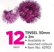 Santa's Trading Tinsel 50mm x2m