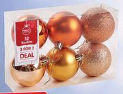 Baubles 6 Pack Copper Deal-3 For 2