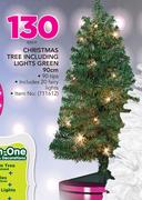 Christmas Tree Including Lights Green 90Cm-Each