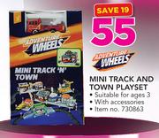 Adventure Wheels Mini Track And Town Playset