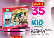 Kid Connection 138 Piece Galatic Assualt Set