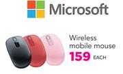 Microsoft Wireless Mobile Mouse-Each